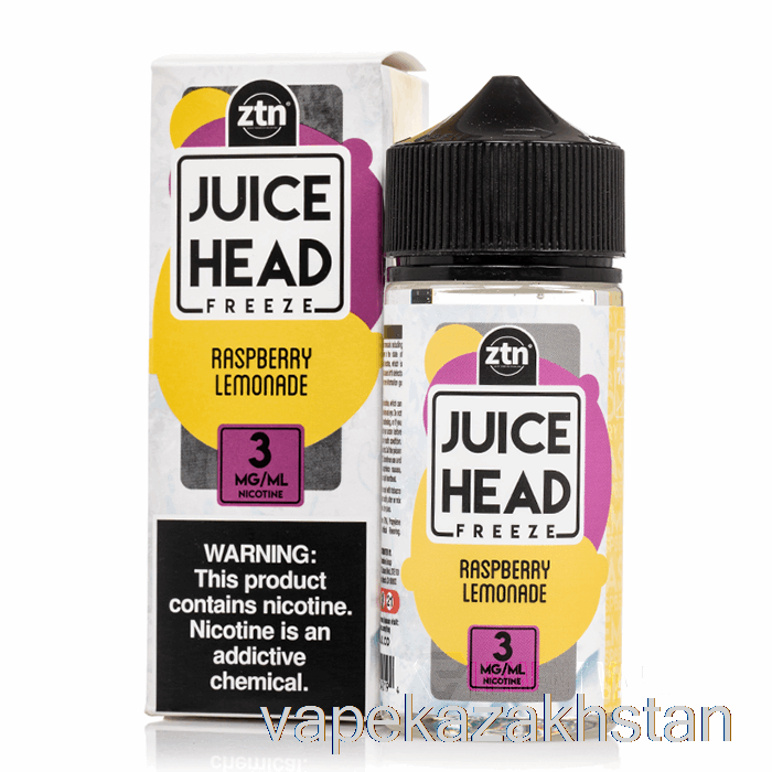 Vape Kazakhstan FREEZE Raspberry Lemonade - Juice Head - 100mL 0mg